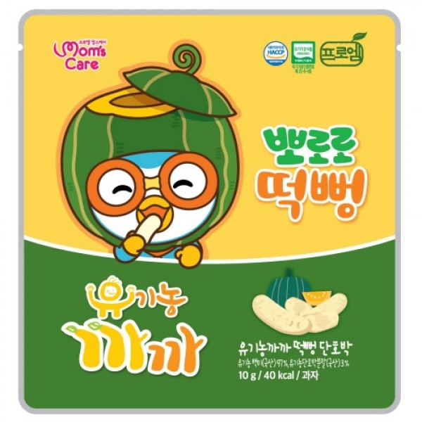 Pororo - 韓國嬰兒有機米餅 (南瓜) 10g - Other Food - BabyOnline HK